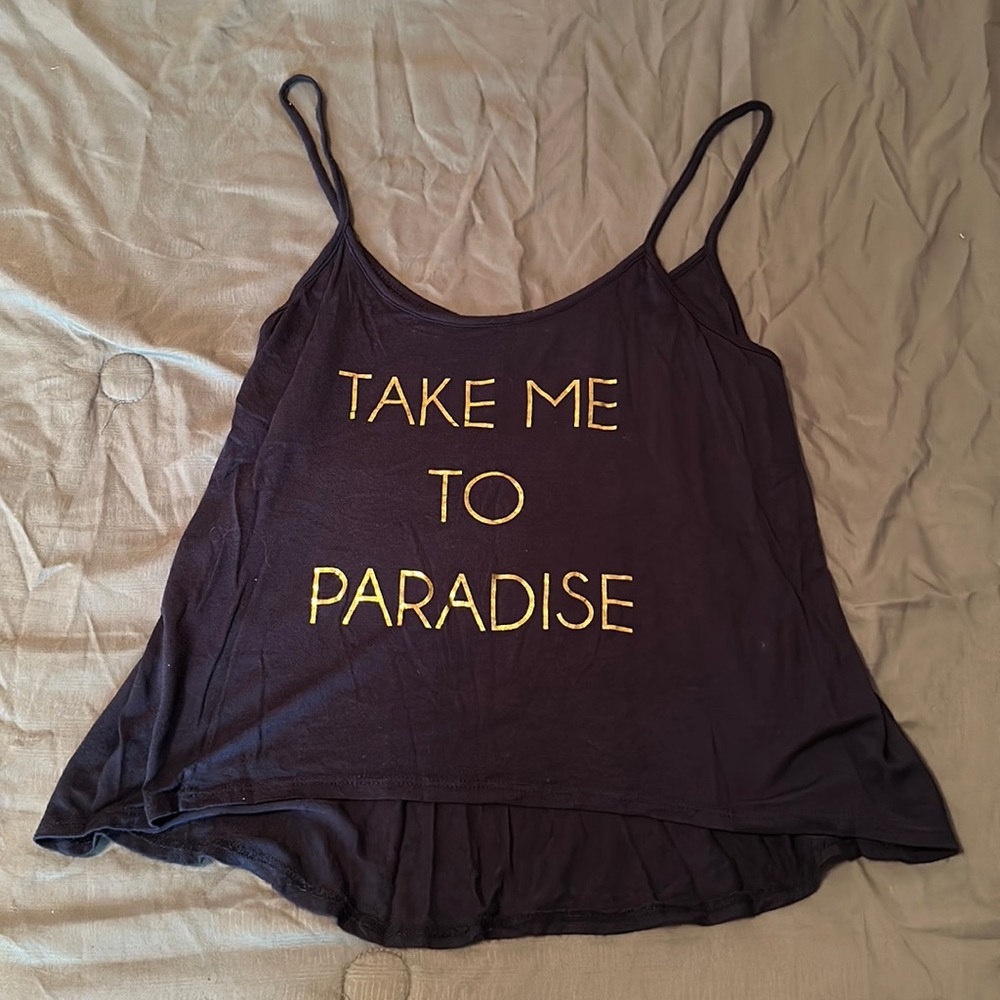 Spaghetti Strap Crop Tank Top